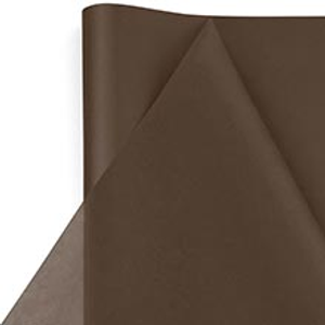 Satin Brown Premium Matte Tissue Paper Colored - 480-20 X 30 - by Paper Mart