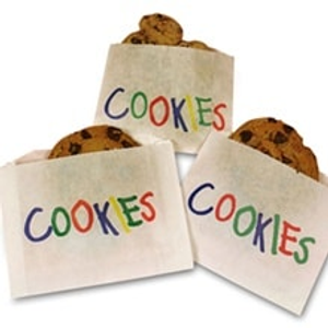 Bakery Printed Cookie Bags - 4-1/2 X 3-1/2 - Quantity: 250 - Grocery Bags by Paper Mart