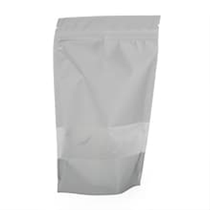 Slvr Rice PPr Polyethylene Stnd-Up Pouch - 4 X 2-3/8 X 6-5/8 - Plastic - 5 mil thick Gusset - 2 3/8'' - Quantity: 1000 - Coffee Bags