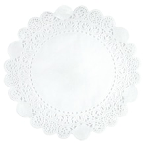 10" White Greaseproof Paper Doilies - Quantity: 250 - Household Supplies by Paper Mart