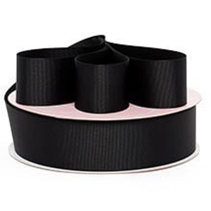 Black Grosgrain Ribbon - 1-1/2" X 50 Yards - Cords by Paper Mart