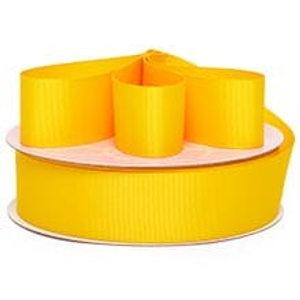 Dandelion Yellow Grosgrain Ribbon - 3/8" X 100 Yards - Cords by Paper Mart