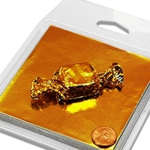 Gold Foil Candy Wrappers Colored - 4" X 4" - Quantity: 1000 - Candy Packaging by Paper Mart
