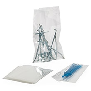 Clear Flat Food Bags - 5-3/16" X 5-1/16" - Polypropylene/Cellophane - 1.2 mil thick - Quantity: 1000 - Type: 1.2 Mil Standard by Paper Mart