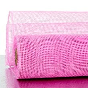 Bubblegum Pink Deco Mesh - 10" X 10 Yards - Polypropylene / Cellophane - Wraps by Paper Mart