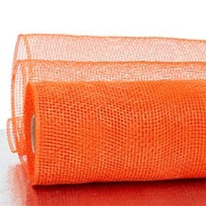 Orange Deco Mesh - 10" X 10 Yards - Polypropylene / Cellophane - Wraps by Paper Mart