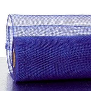 Royal Blue Deco Mesh - 10" X 10 Yards - Polypropylene / Cellophane - Wraps by Paper Mart
