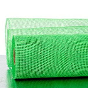 Apple Green Deco Mesh - 10" X 10 Yards - Polypropylene / Cellophane - Wraps by Paper Mart
