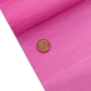 Bubblegum Pink Econo Crepe Paper Colored - 19-5/8" X 6-1/2' - Quantity: 10 - Wraps by Paper Mart