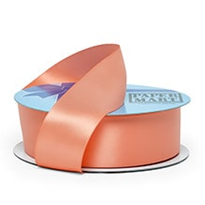 Light Coral Double Face Satin Ribbons - 2-1/2" X 25yd - Polyester - Type: Double Faced by Paper Mart