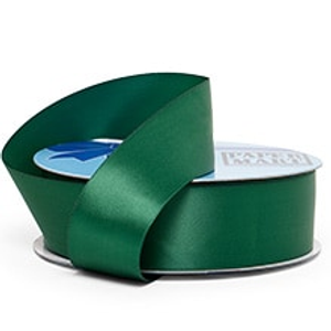 Forest Double Face Satin Ribbon - 7/8" X 50 Yards - Polyester by Paper Mart