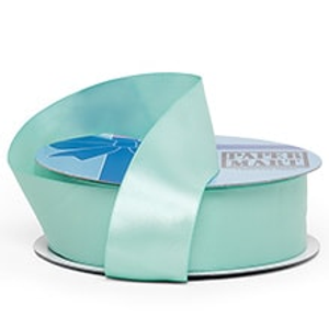 Mint Double Face Satin Ribbon - 3" X 25yd - Polyester - Type: Double Faced by Paper Mart