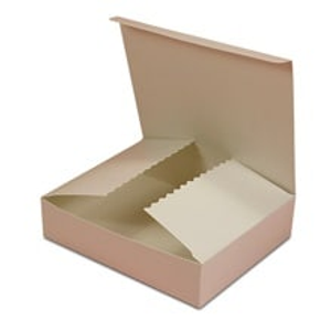 White Candy Cardboard Boxes 3-ply Box - Quantity: 100 - Candy Packaging - Size: 1/4 Lb Width: 3 1/4" Height/Depth: 1 1/2" Length: 4 1/2"
