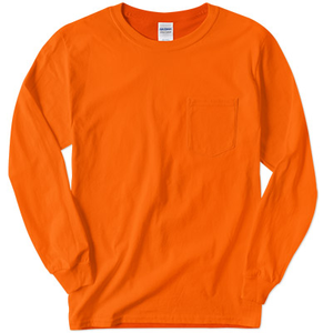 Gildan Ultra Cotton Longsleeve Pocket Tee