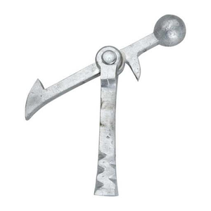 Heavy Duty Steel Gravity Gate Stop - Galvanised - Hardware Solutions
