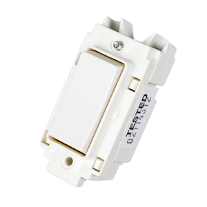 Crabtree 10A 2 Way and Off Retractive Grid Switch
