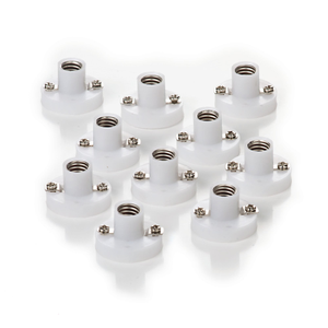 Mounted Bulbholder M.E.S 30mm diameter - Pack of 10