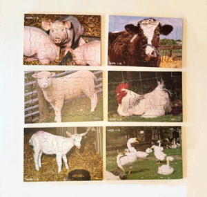 A Day at the Farm Tray Jigsaws from Hope Education - Pack of 6