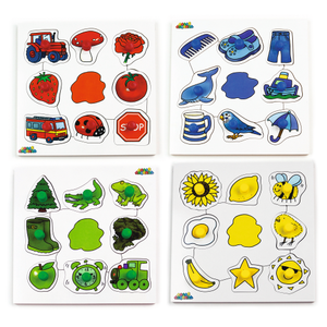 Just Jigsaws Colours Pegboard - Pack of 4