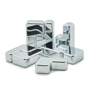 Metallic Jigsaw Blocks from Hope Education - Pack of 8