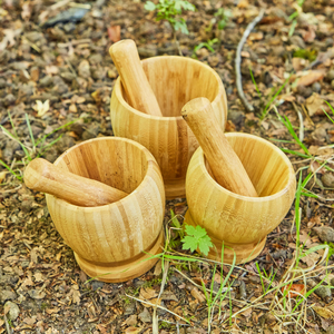 Wooden Pestle & Mortar from Hope Education - Set of 3
