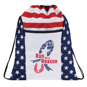 Patriotic Drawstring Backpack