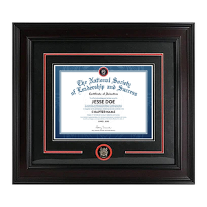 Premium Wooden Certificate Plaque with Medallion