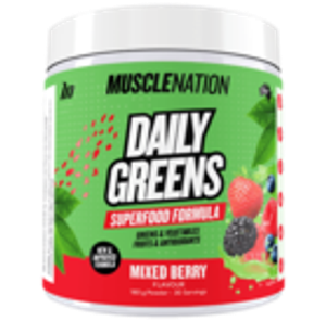 Muscle Nation Daily Greens (180g / 30 serves Mixed Berry)