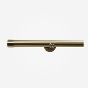 35mm Allure Signature Antique Brass End Cap Finial Eyelet Curtain Pole