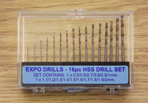 Expo Drills 16Pc Hss Twist Drill Set 11516
