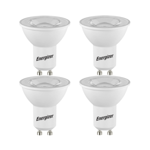 Energizer 4.2W GU10 LED Spotlight - 4 Pack - 345lm - 4000K