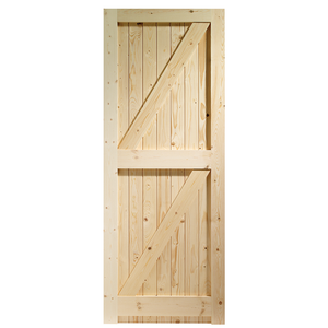 External Redwood Framed Ledged & Braced