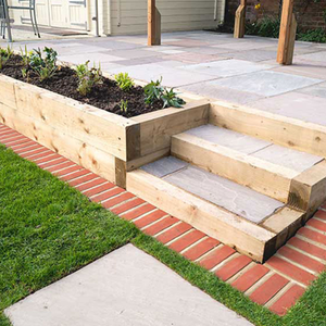 Green Treated Railway Sleeper 2.4m 100 x 200mm *Non-Creosote*