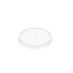 Genfac 80mm Flat Round Sauce Container Lid (suit 40ml 150ml) - 1000 / CARTON