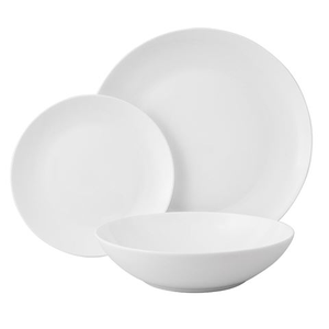 Wilkie Brothers - Coupe Royale White Dinner Set 12pce