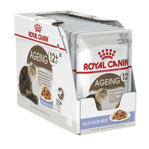 Royal Canin Cat Ageing 12+ with Jelly Wet Food Pouches 85g x 12