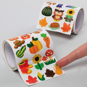Harvest Festival Sticker Rolls Value Pack 