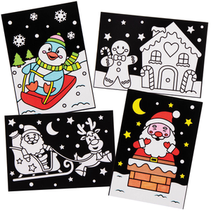 Kerstmis Inkleurbare Fluwelen Afbeeldingen