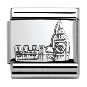 Nomination CLASSIC Silvershine Monuments Big Ben Charm 330105/12