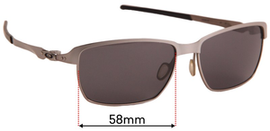 Sunglass Fix Replacement Lenses for Oakley Tinfoil OO4083 - 58mm Wide