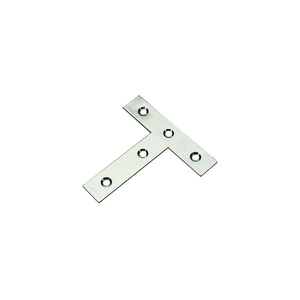 T Plates 75mm Zinc Plated Pack 10