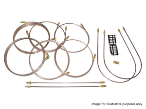 Automec Brake Pipe Kit - Series 2A LWB 109in 6cyl to suffix F - LHD