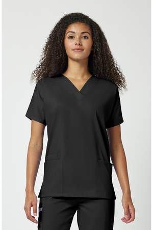 Cherokee Originals Women's V-Neck Scrub Top, Black