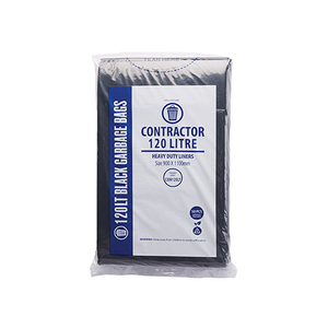 Contractor Bin Liner Star Seal Black 120LT - 1 / SLEEVE
