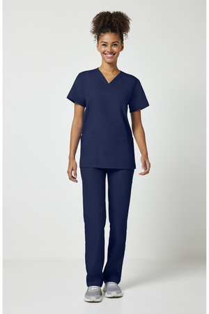 Cherokee Originals Unisex Scrub Top and Trouser Set, Navy