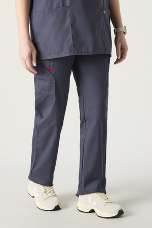 Dickies EDS Signature Women's Natural Rise Pull-on Cargo Trouser, Pewter