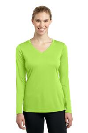 Sport-Tek LST353LS Women's Long Sleeve PosiCharge ® Competitor™ V-Neck Tee