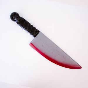 Blooded Plastic Knife Halloween Prop 38cm