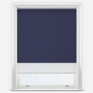 Double Roller Indigo & White