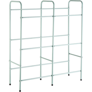 Shelving Rack - for 6 crates, steel frame, 96 x 33 x 116 cm
